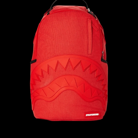 sprayground backpack red